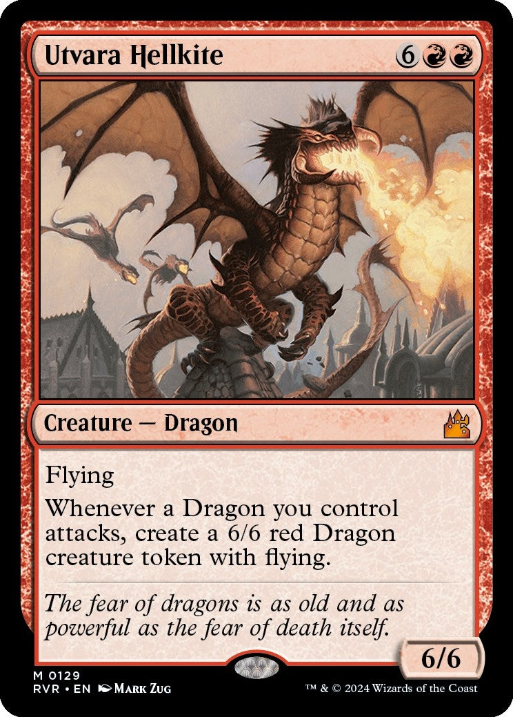 Image for Utvara Hellkite (Ravnica Remastered) (129) - Magic: The Gathering