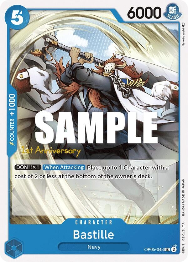 Image for Bastille (Awakening of the New Era: 1st Anniversary Tournament Cards) (OP05-048) - One Piece Card Game