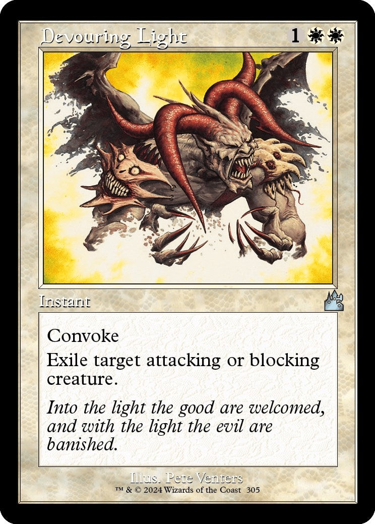 Image for Devouring Light (Retro Frame) (Ravnica Remastered) (305) - Magic: The Gathering