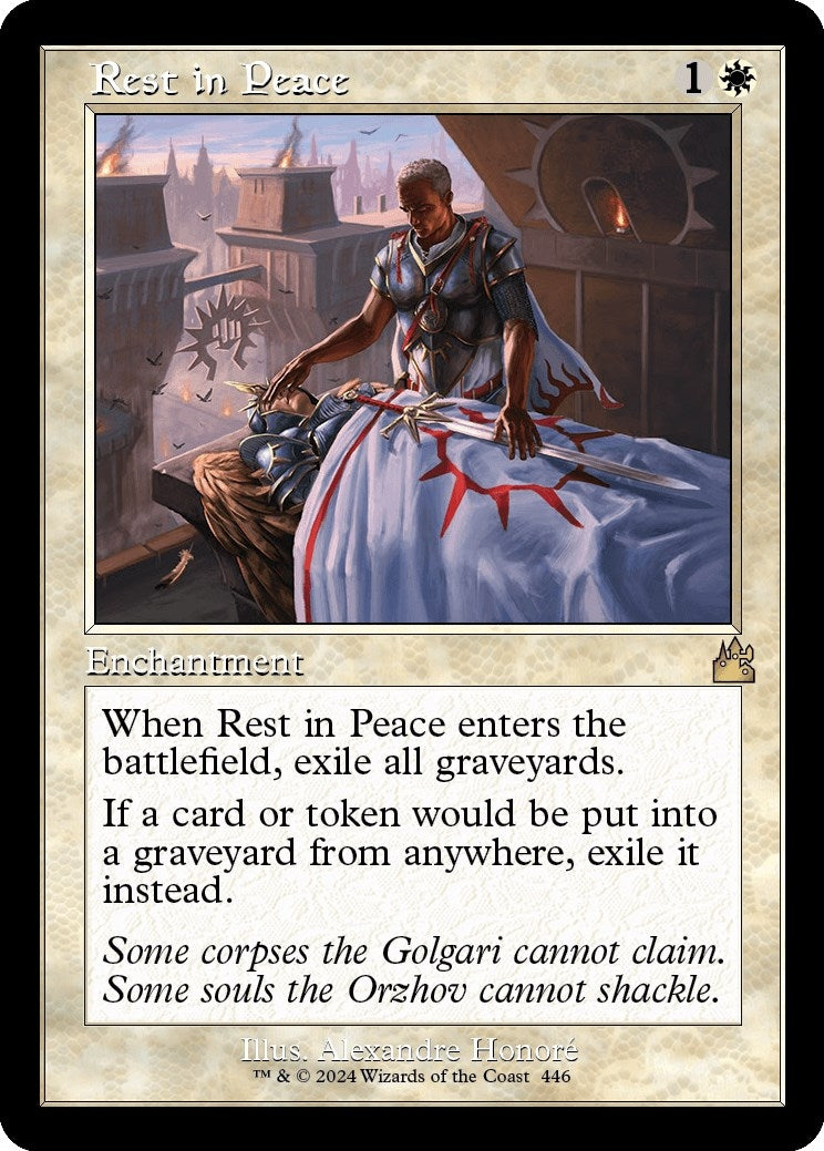 Image for Rest in Peace (Retro Frame) (Ravnica Remastered) (446) - Magic: The Gathering