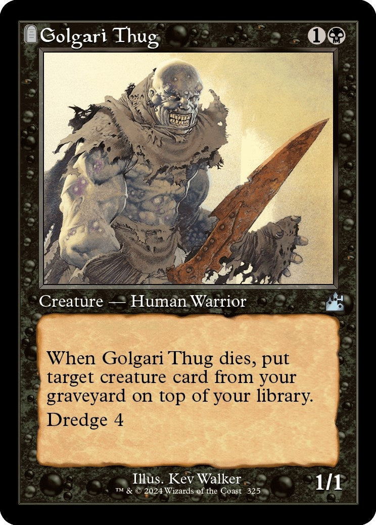 Image for Golgari Thug (Retro Frame) (Ravnica Remastered) (325) - Magic: The Gathering