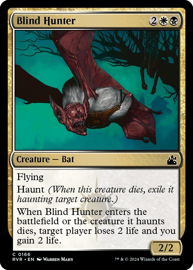 Image for Blind Hunter (Ravnica Remastered) (166) - Magic: The Gathering