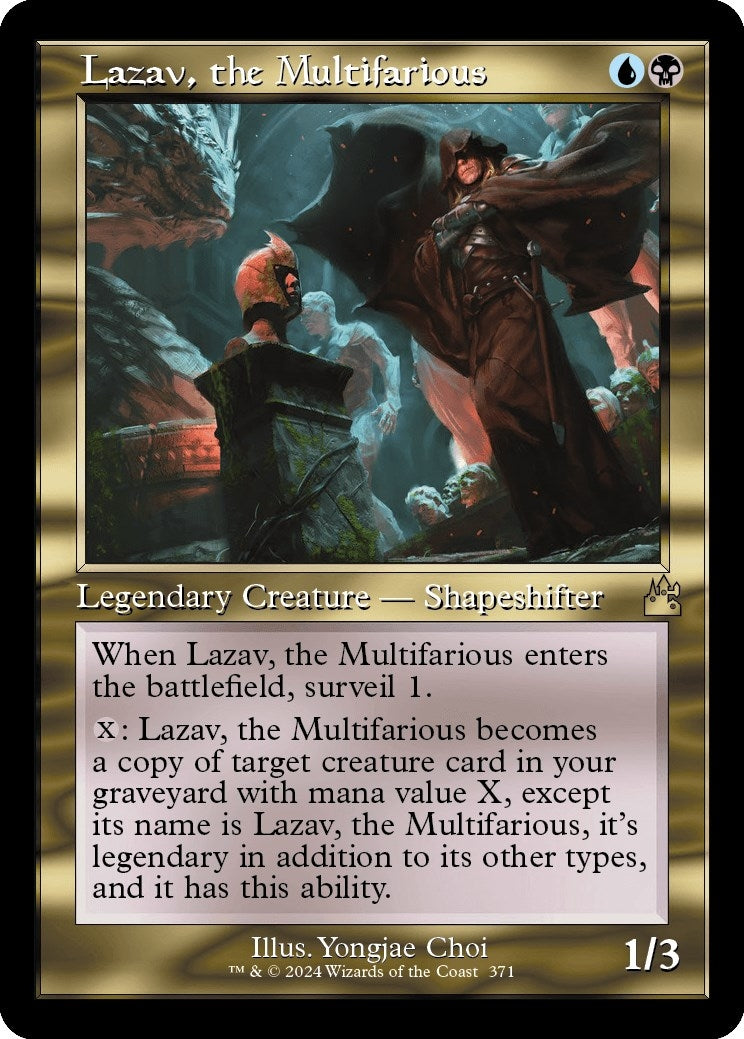 Image for Lazav, the Multifarious (Retro Frame) (Ravnica Remastered) (371) - Magic: The Gathering