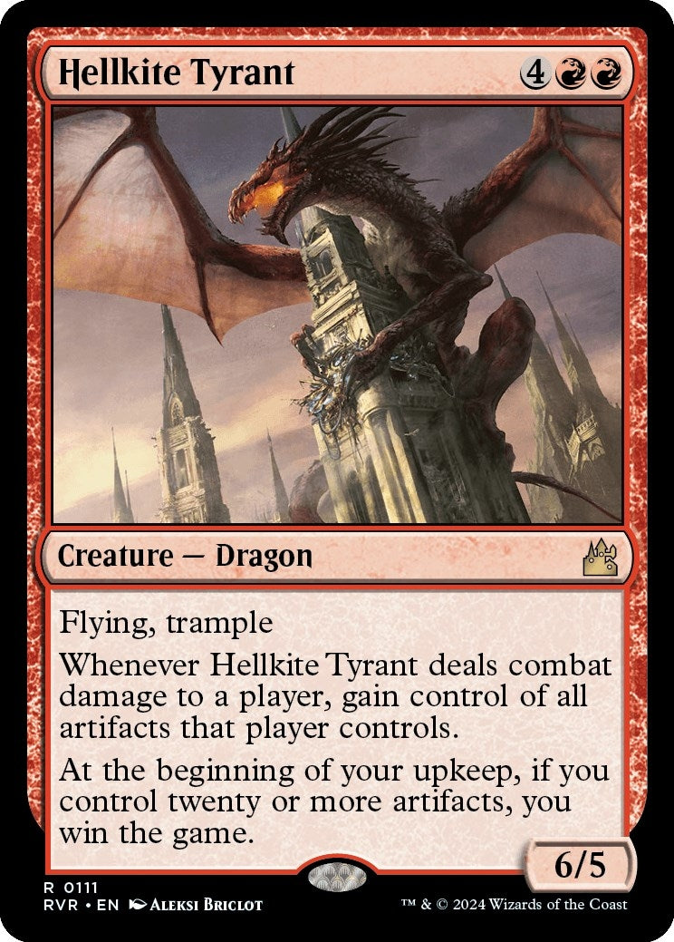 Image for Hellkite Tyrant (Ravnica Remastered) (111) - Magic: The Gathering