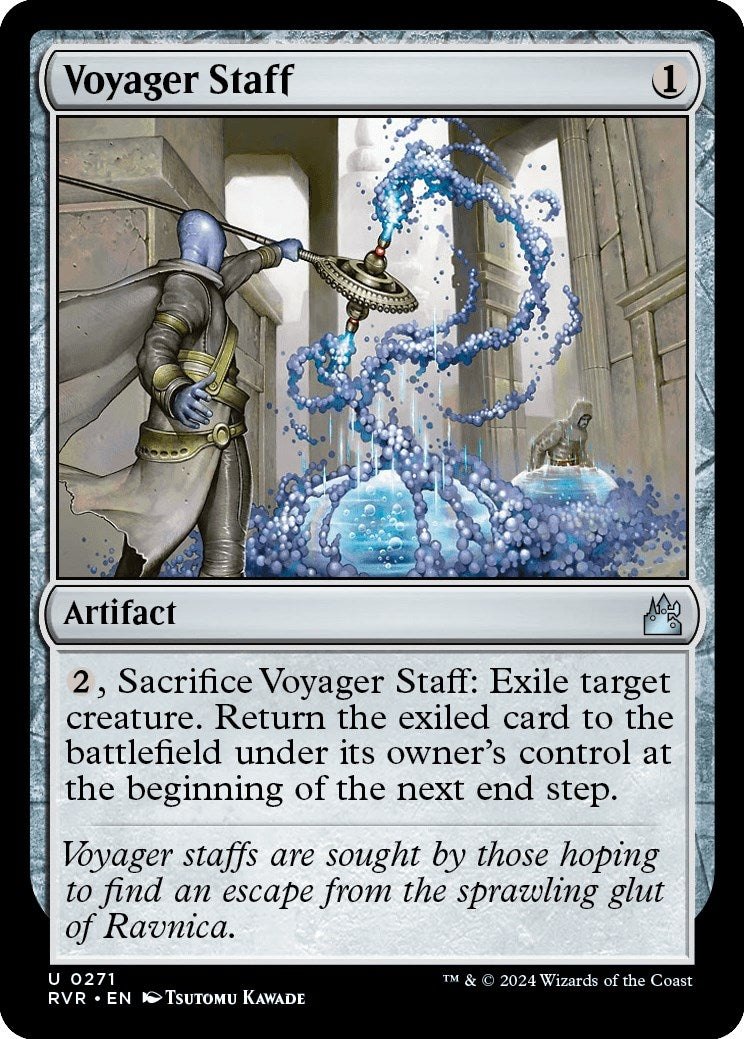 Image for Voyager Staff (Ravnica Remastered) (271) - Magic: The Gathering