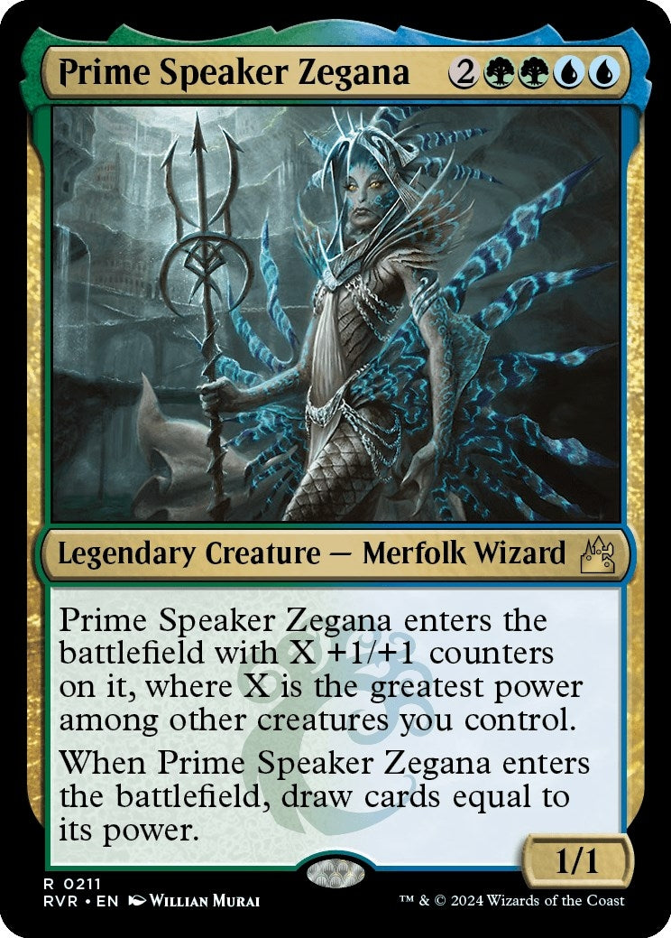 Image for Prime Speaker Zegana (Ravnica Remastered) (211) - Magic: The Gathering