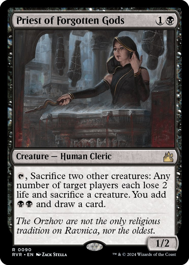 Image for Priest of Forgotten Gods (Ravnica Remastered) (90) - Magic: The Gathering