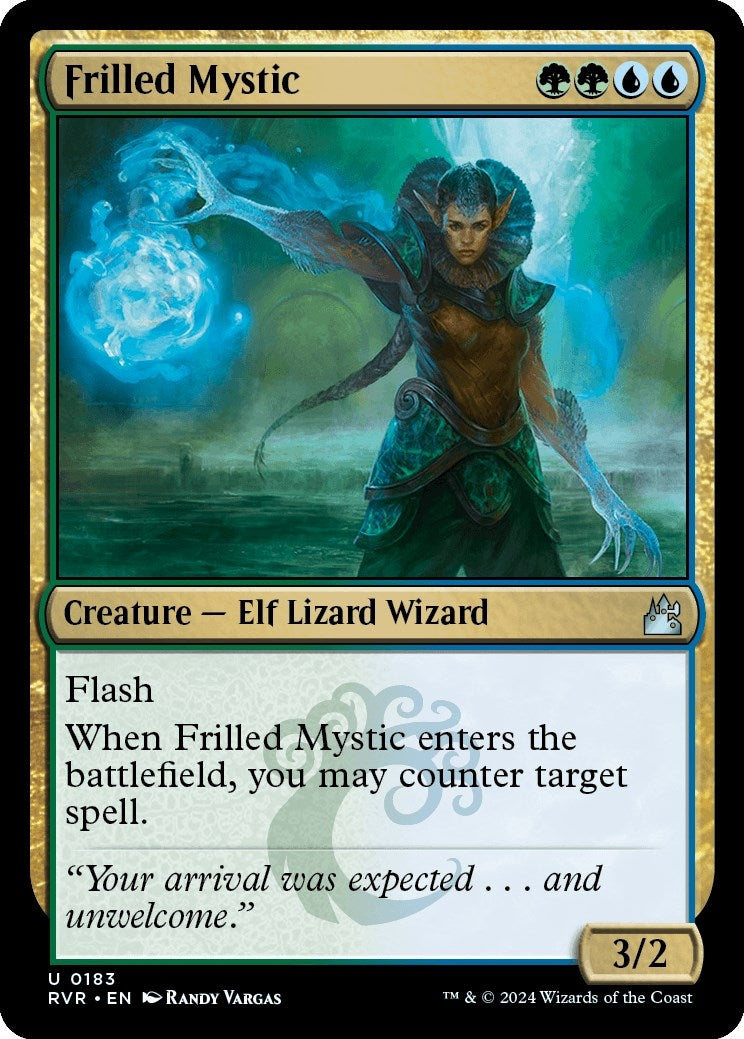 Image for Frilled Mystic (Ravnica Remastered) (183) - Magic: The Gathering