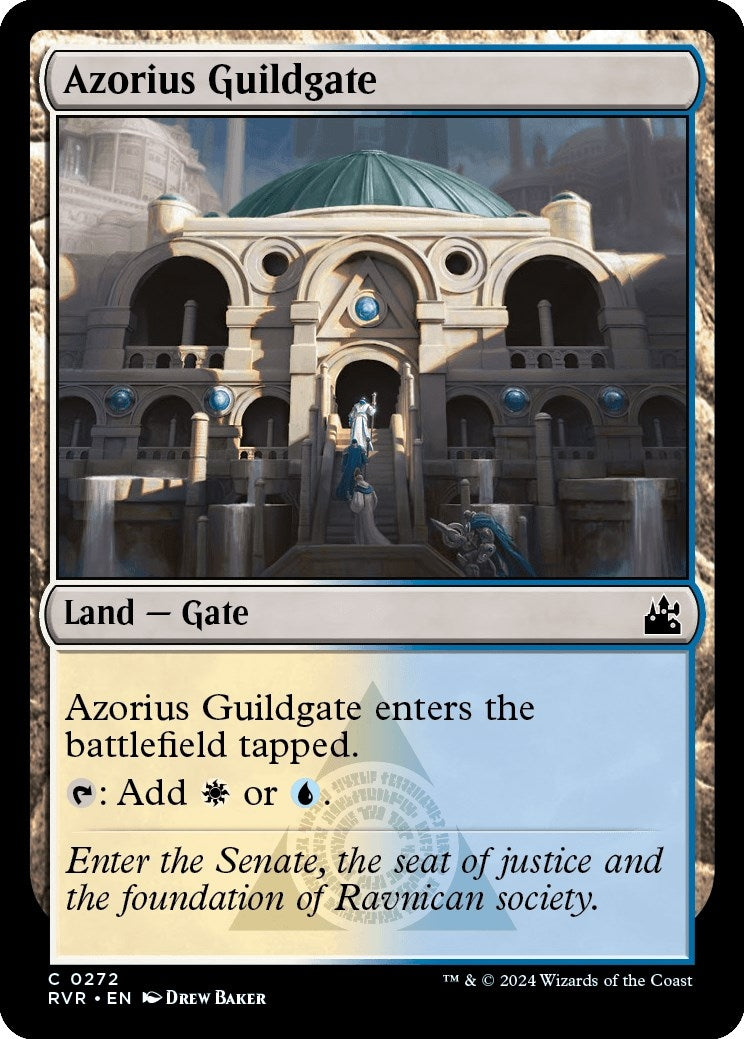 Image for Azorius Guildgate (Ravnica Remastered) (272) - Magic: The Gathering