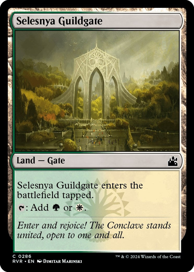Image for Selesnya Guildgate (Ravnica Remastered) (286) - Magic: The Gathering
