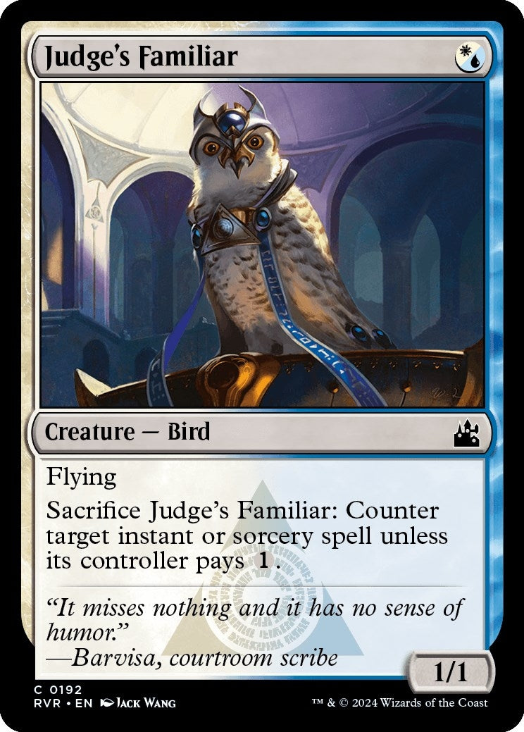 Image for Judge's Familiar (Ravnica Remastered) (192) - Magic: The Gathering