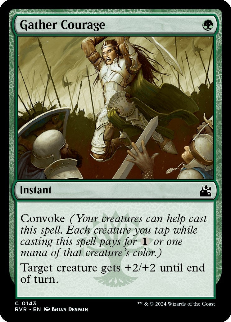 Image for Gather Courage (Ravnica Remastered) (143) - Magic: The Gathering