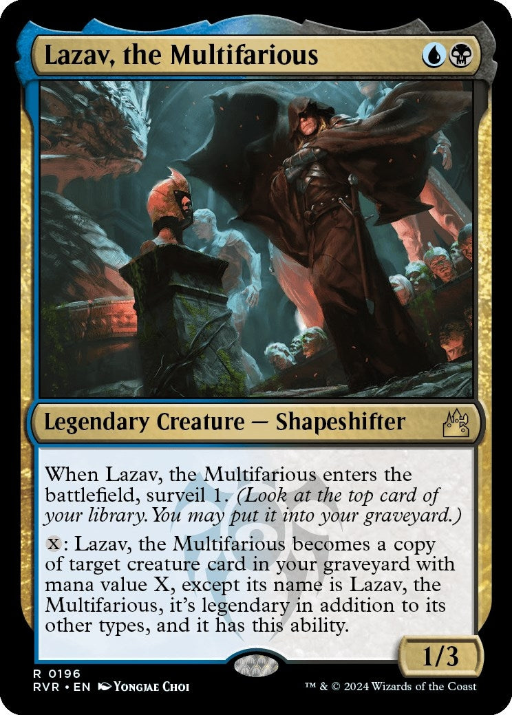 Image for Lazav, the Multifarious (Ravnica Remastered) (196) - Magic: The Gathering