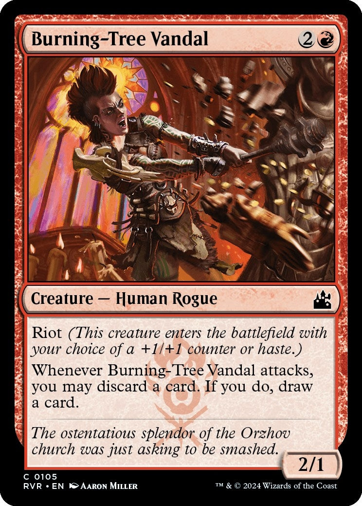 Image for Burning-Tree Vandal (Ravnica Remastered) (105) - Magic: The Gathering