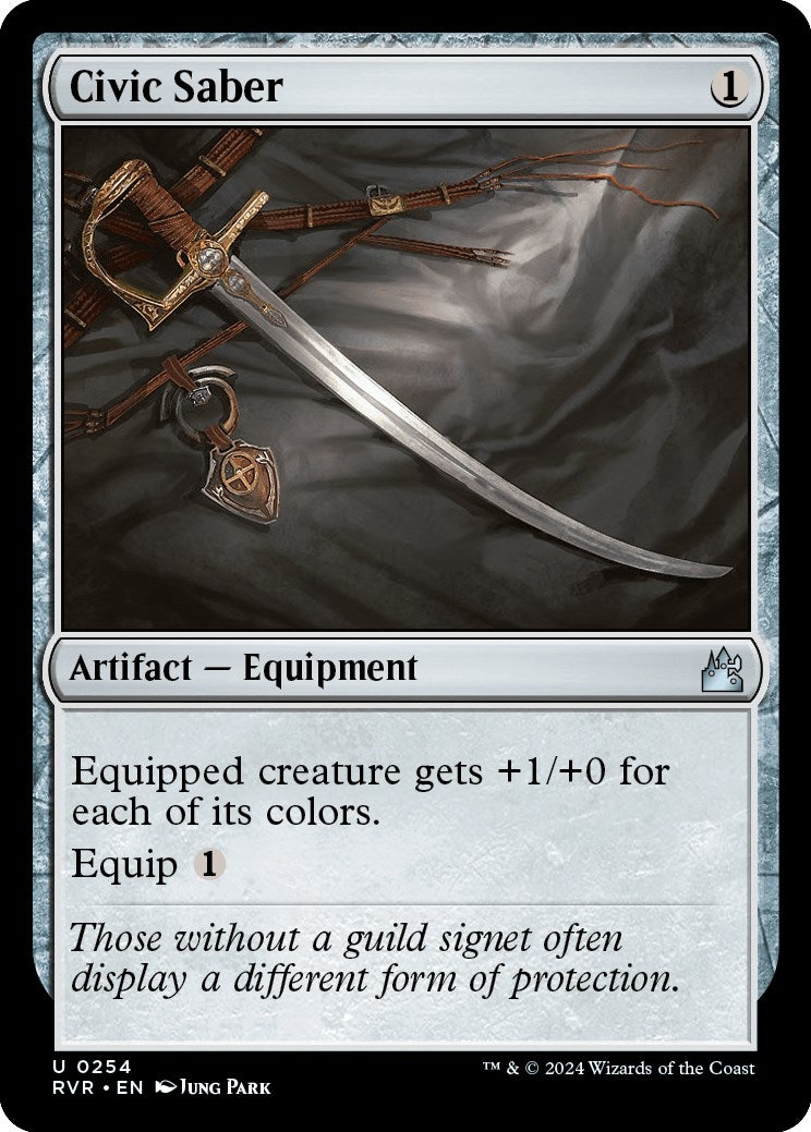 Image for Civic Saber (Ravnica Remastered) (254) - Magic: The Gathering