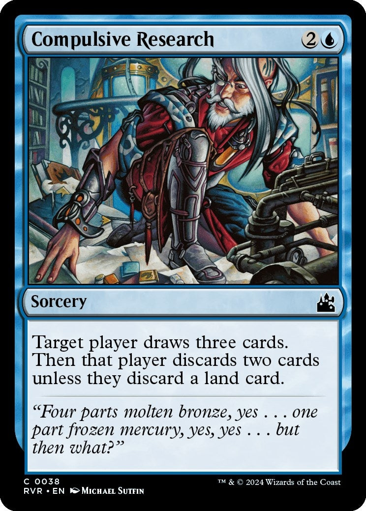 Image for Compulsive Research (Ravnica Remastered) (38) - Magic: The Gathering