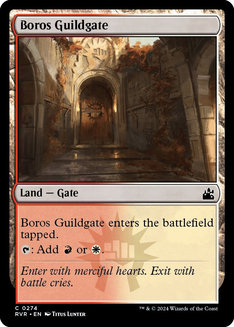 Image for Boros Guildgate (Ravnica Remastered) (274) - Magic: The Gathering