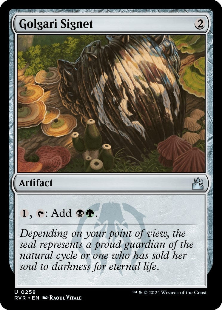 Image for Golgari Signet (Ravnica Remastered) (258) - Magic: The Gathering