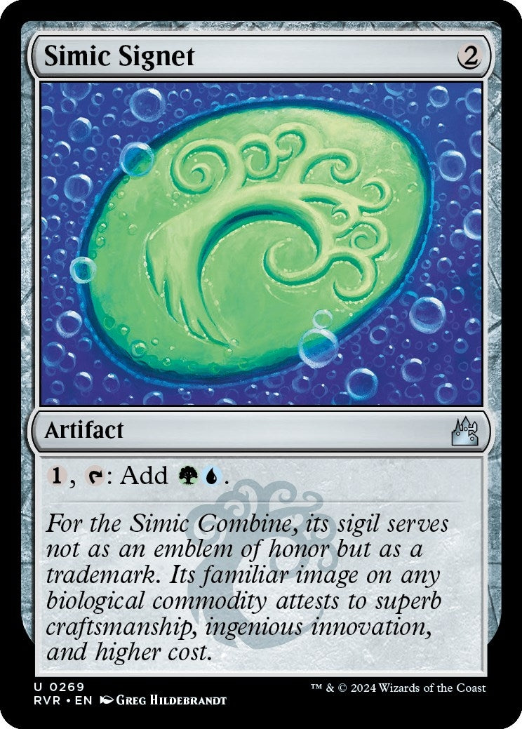 Image for Simic Signet (Ravnica Remastered) (269) - Magic: The Gathering