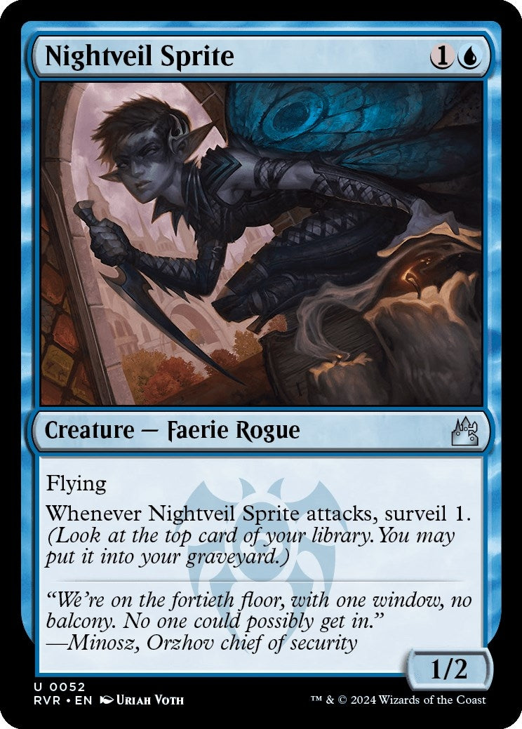 Image for Nightveil Sprite (Ravnica Remastered) (52) - Magic: The Gathering