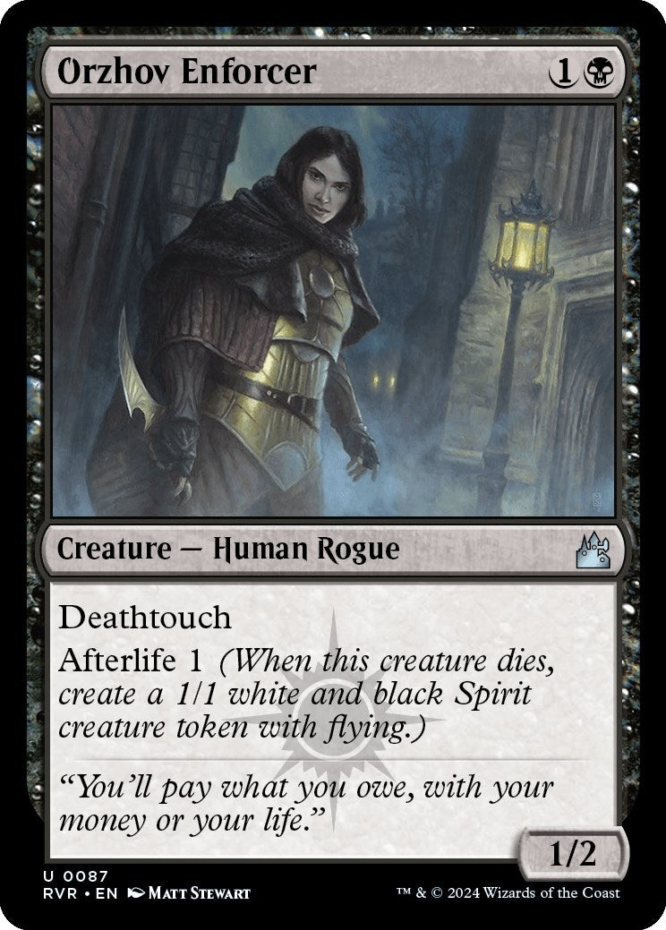 Image for Orzhov Enforcer (Ravnica Remastered) (87) - Magic: The Gathering