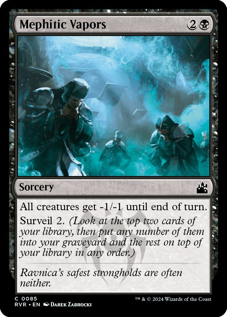 Image for Mephitic Vapors (Ravnica Remastered) (85) - Magic: The Gathering