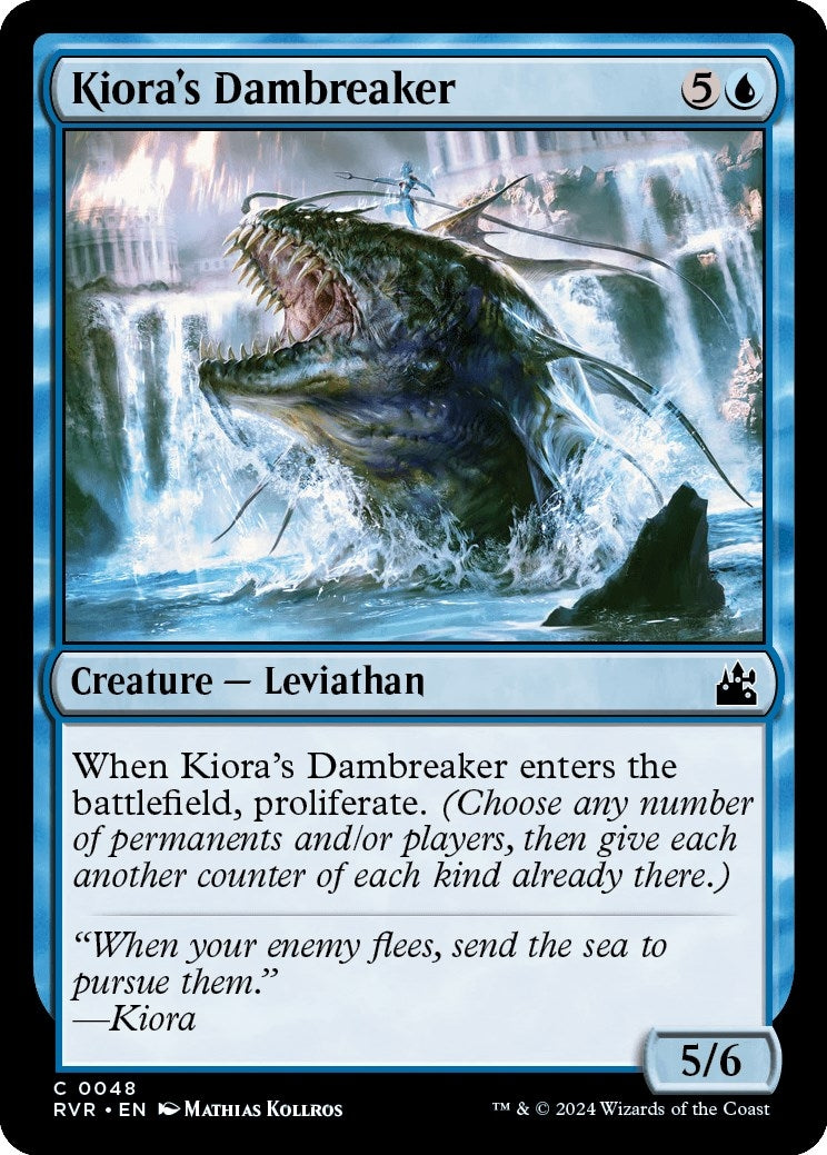 Image for Kiora's Dambreaker (Ravnica Remastered) (48) - Magic: The Gathering