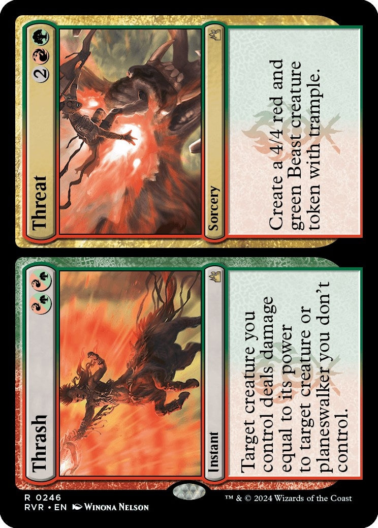 Image for Thrash // Threat (Ravnica Remastered) (246) - Magic: The Gathering