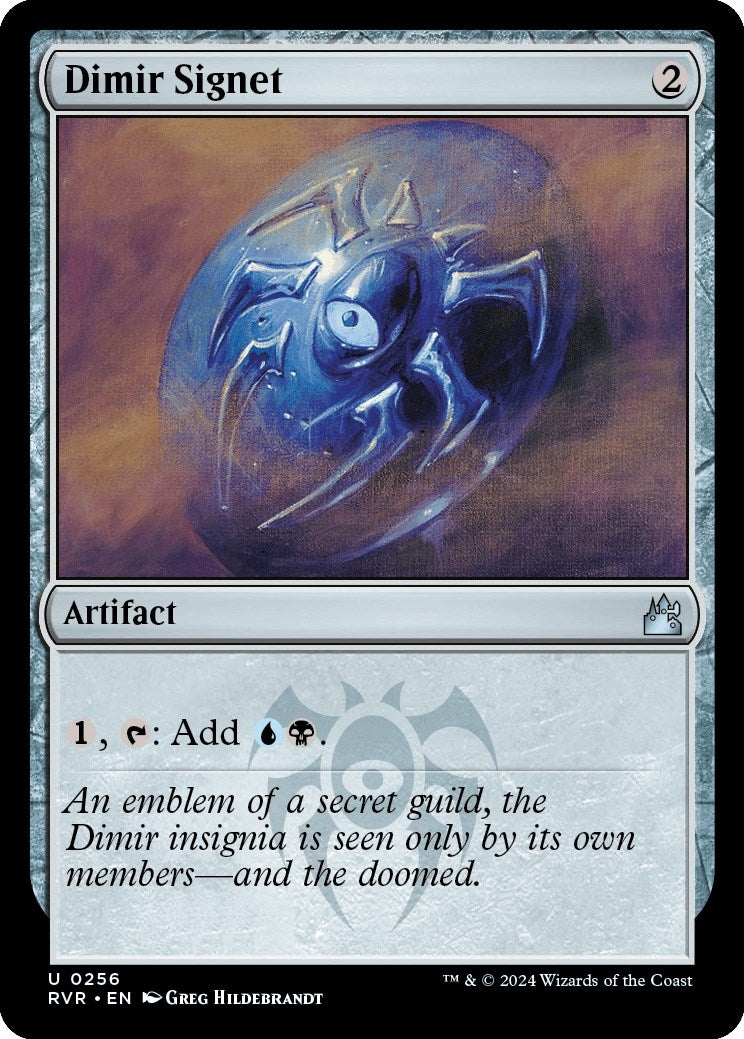 Image for Dimir Signet (Ravnica Remastered) (256) - Magic: The Gathering