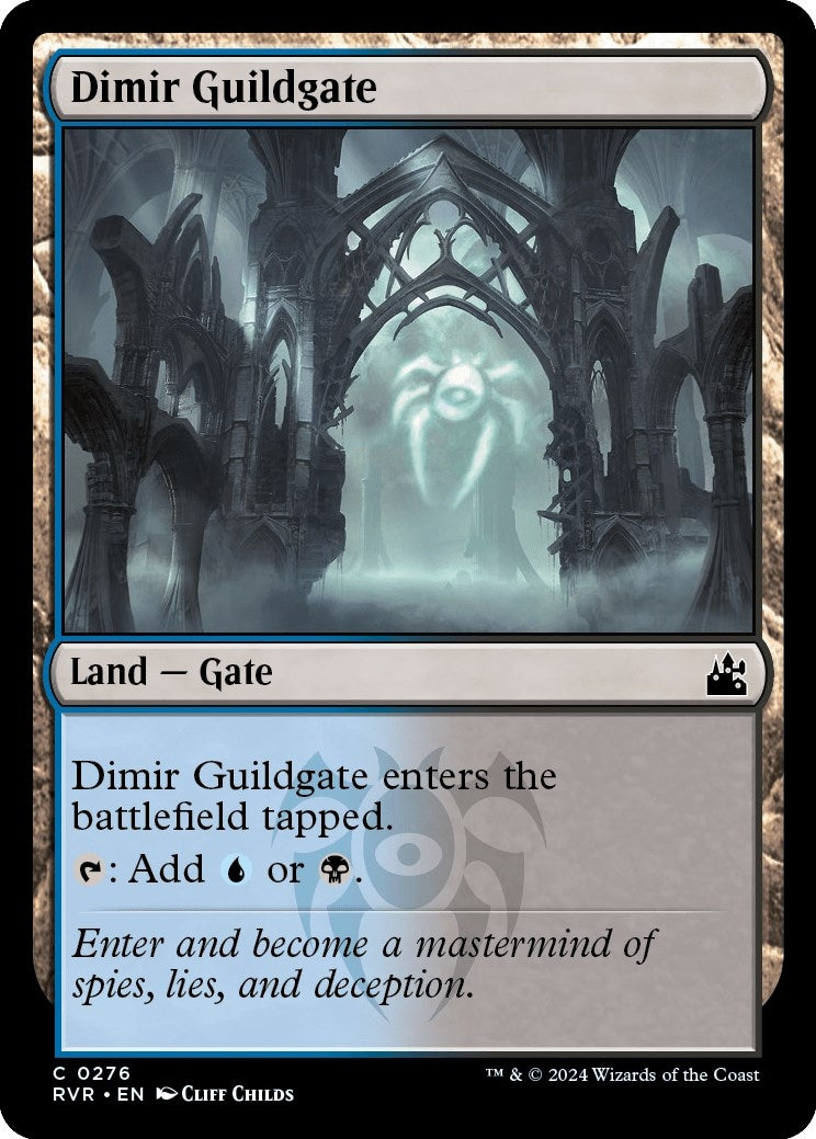 Image for Dimir Guildgate (Ravnica Remastered) (276) - Magic: The Gathering
