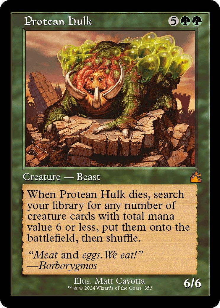 Image for Protean Hulk (Retro Frame) (Ravnica Remastered) (353) - Magic: The Gathering