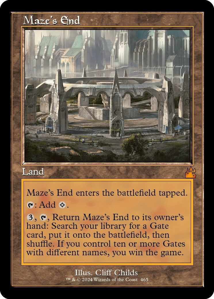 Image for Maze's End (Retro Frame) (Ravnica Remastered) (465) - Magic: The Gathering