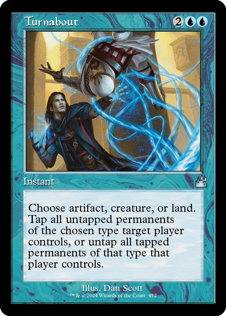 Image for Turnabout (Retro Frame) (Ravnica Remastered) (452) - Magic: The Gathering