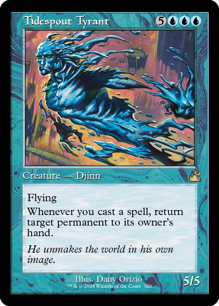 Image for Tidespout Tyrant (Retro Frame) (Ravnica Remastered) (320) - Magic: The Gathering