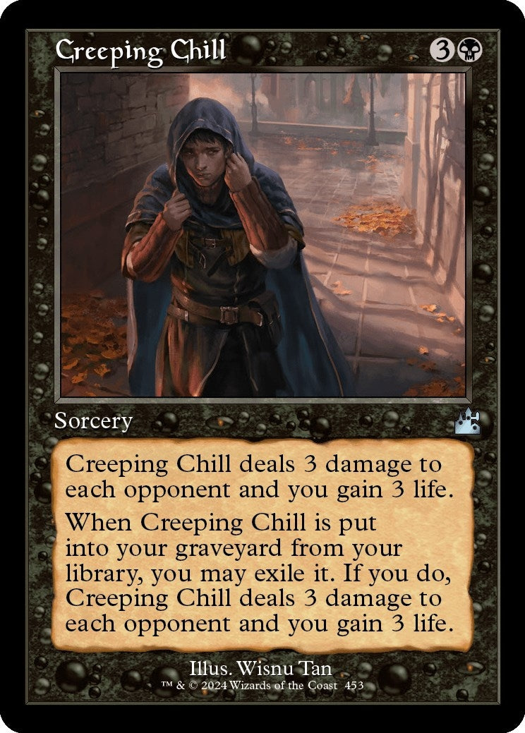 Image for Creeping Chill (Retro Frame) (Ravnica Remastered) (453) - Magic: The Gathering