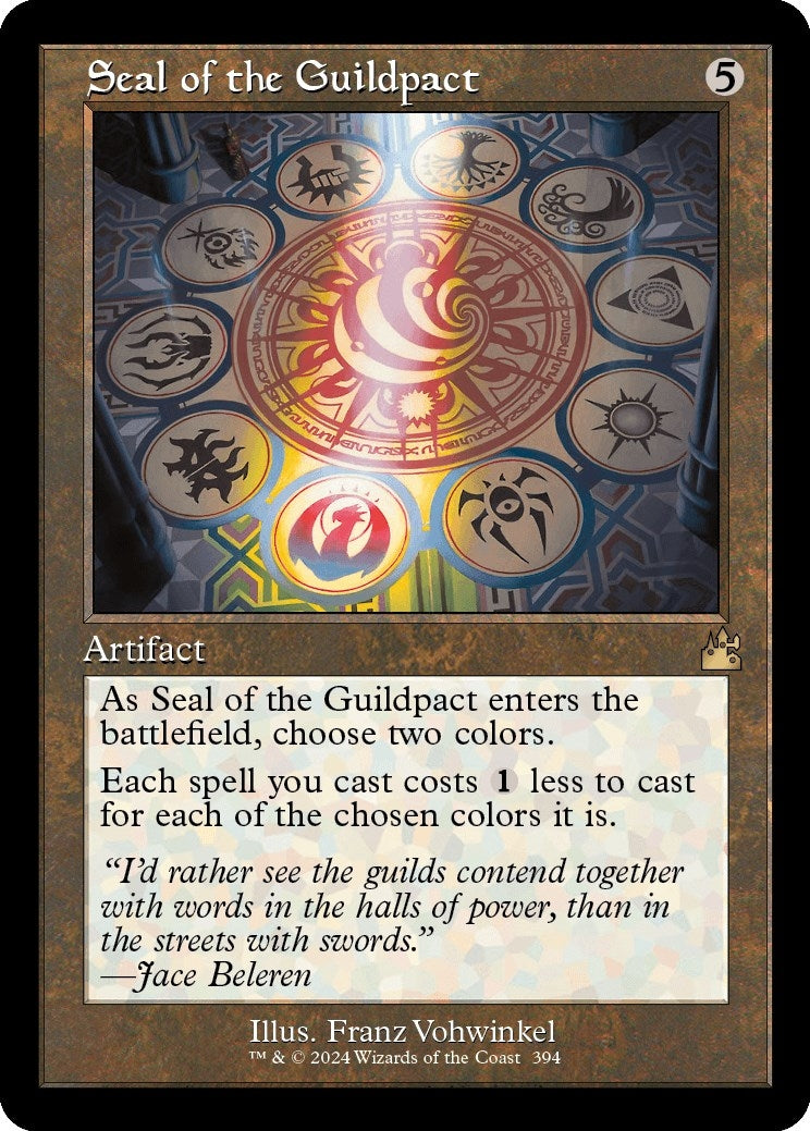 Image for Seal of the Guildpact (Retro Frame) (Ravnica Remastered) (394) - Magic: The Gathering