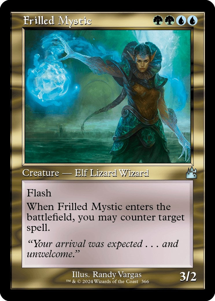 Image for Frilled Mystic (Retro Frame) (Ravnica Remastered) (366) - Magic: The Gathering