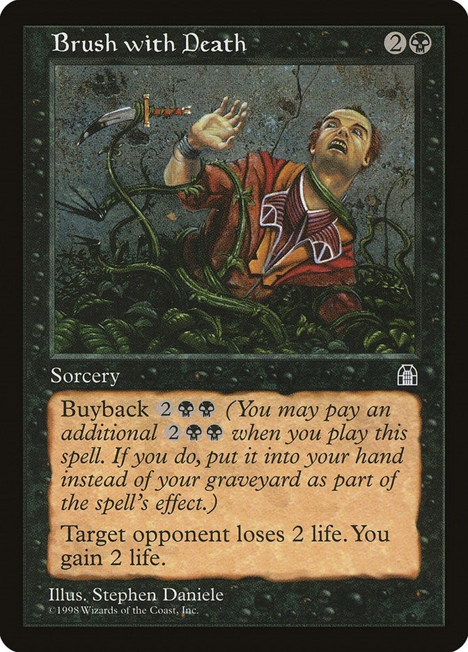 Image for Brush with Death (Stronghold) - Magic: The Gathering