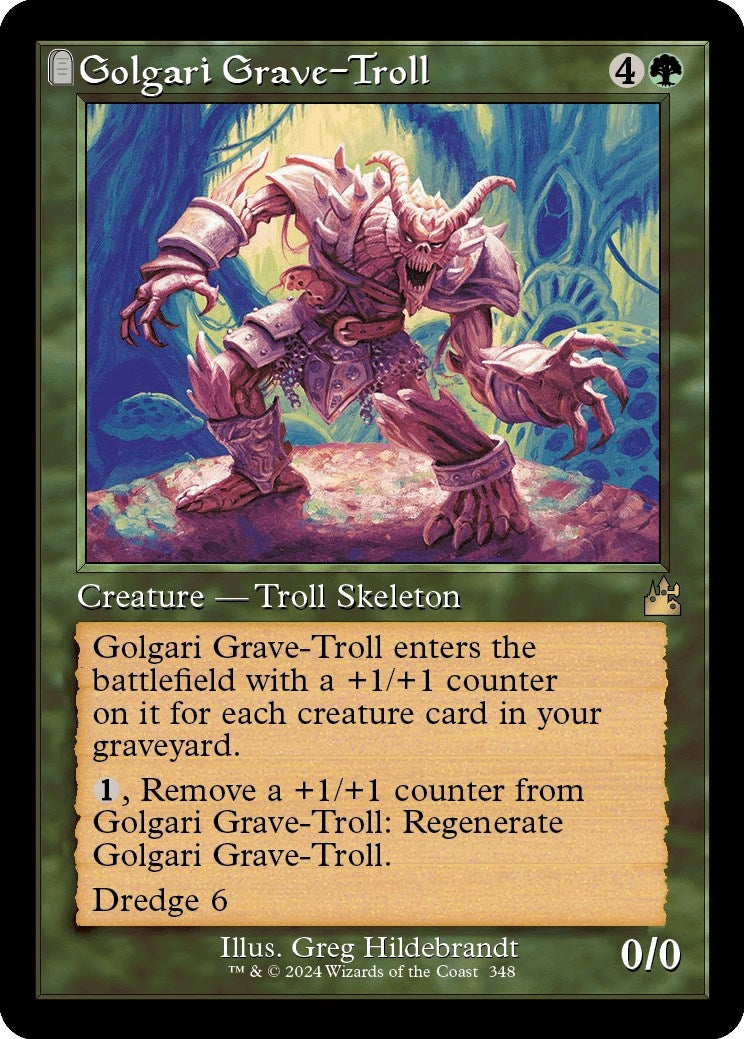 Image for Golgari Grave-Troll (Retro Frame) (Ravnica Remastered) (348) - Magic: The Gathering