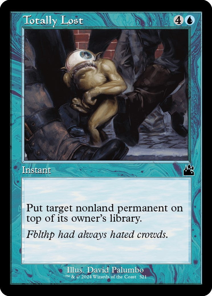 Image for Totally Lost (Retro Frame) (Ravnica Remastered) (321) - Magic: The Gathering