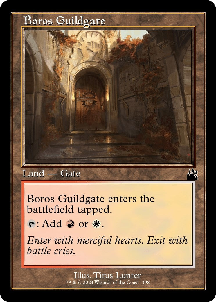 Image for Boros Guildgate (Retro Frame) (Ravnica Remastered) (398) - Magic: The Gathering