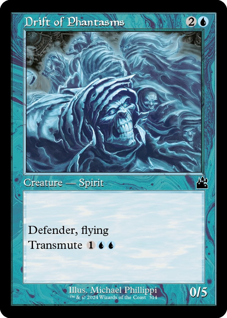 Image for Drift of Phantasms (Retro Frame) (Ravnica Remastered) (314) - Magic: The Gathering