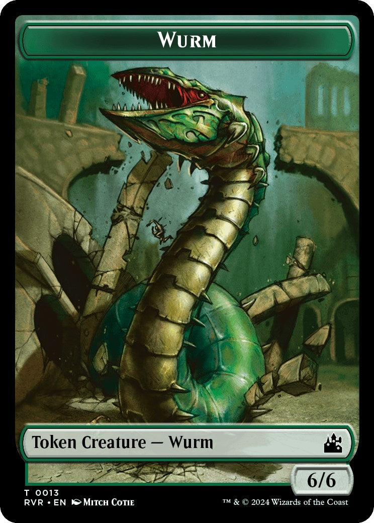 Image for Wurm Token (Ravnica Remastered) (13) - Magic: The Gathering