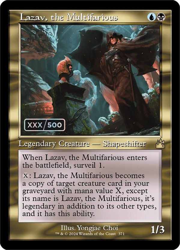 Image for Lazav, the Multifarious (Retro Frame) (Serial Numbered) (Ravnica Remastered) (371) - Magic: The Gathering