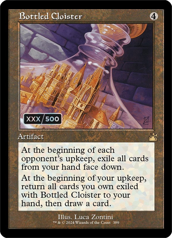 Image for Bottled Cloister (Retro Frame) (Serial Numbered) (Ravnica Remastered) (389) - Magic: The Gathering