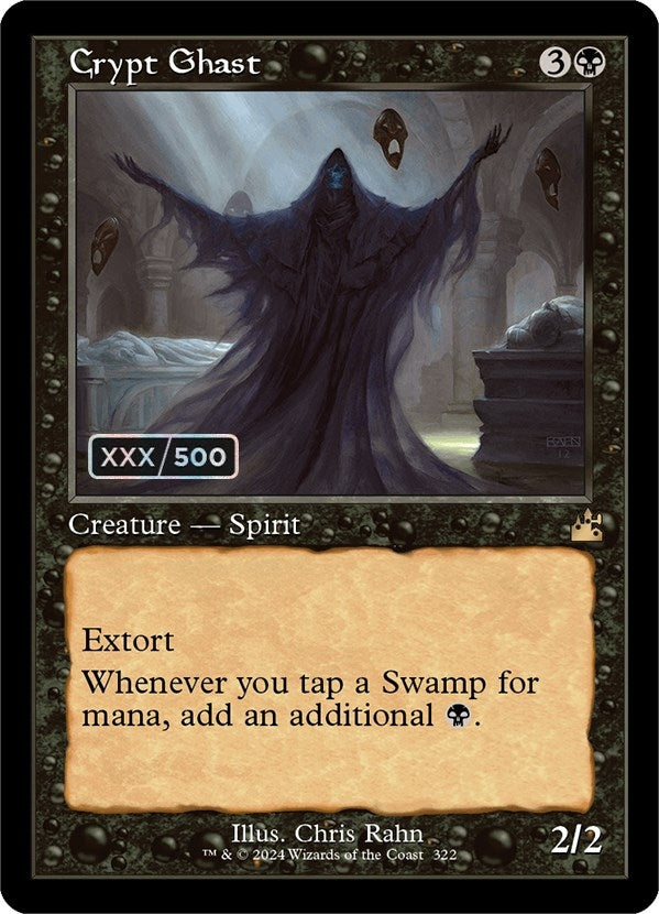 Image for Crypt Ghast (Retro Frame) (Serial Numbered) (Ravnica Remastered) (322) - Magic: The Gathering