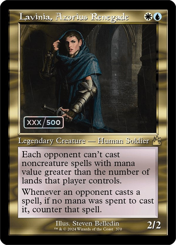 Image for Lavinia, Azorius Renegade (Retro Frame) (Serial Numbered) (Ravnica Remastered) (370) - Magic: The Gathering