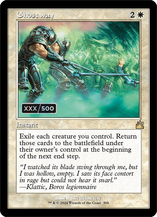 Image for Ghostway (Retro Frame) (Serial Numbered) (Ravnica Remastered) (308) - Magic: The Gathering
