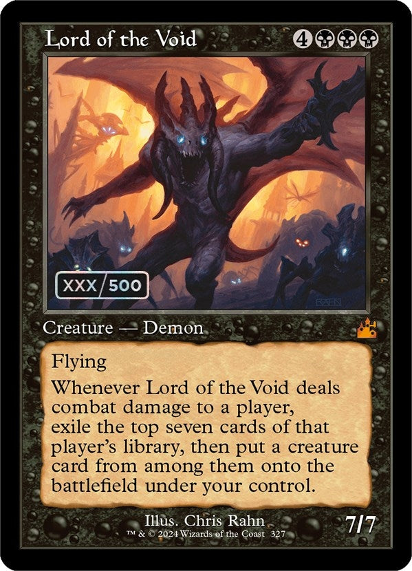 Image for Lord of the Void (Retro Frame) (Serial Numbered) (Ravnica Remastered) (327) - Magic: The Gathering