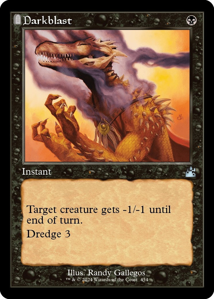 Image for Darkblast (Retro Frame) (Ravnica Remastered) (454) - Magic: The Gathering